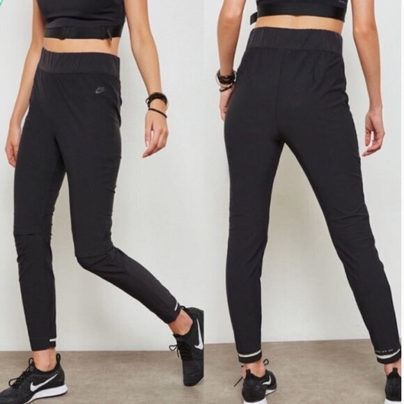 Nike Sportswear Tech Pack Leggings Black Stirrups Pants 930581-010 - Picture 1 of 8